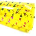 aMARELO lonita Transparente com estrelas